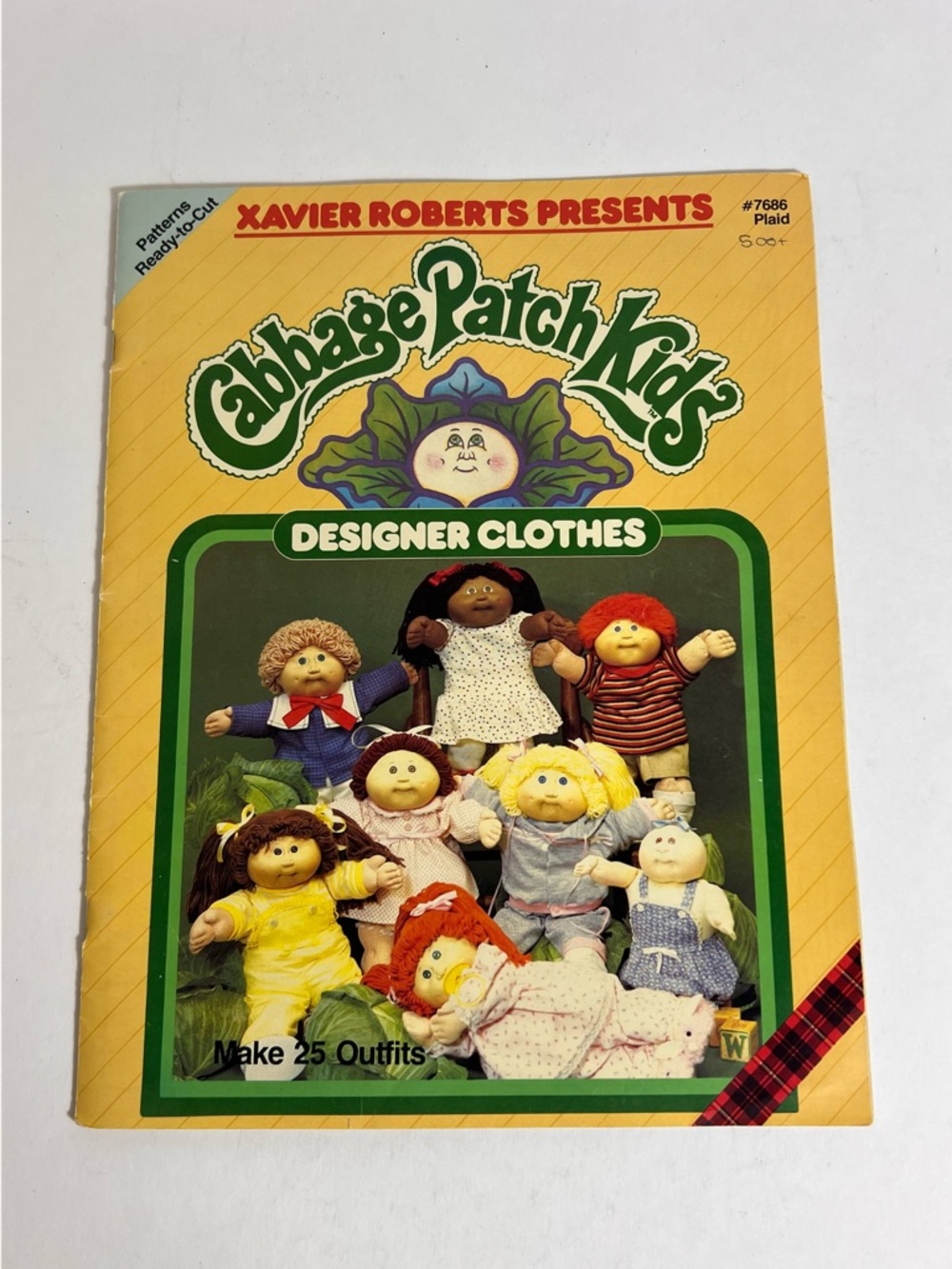 Cabbage Patch Kids Sewing Pattern 7686 Xavier Roberts 25 Outfits VTG 1984